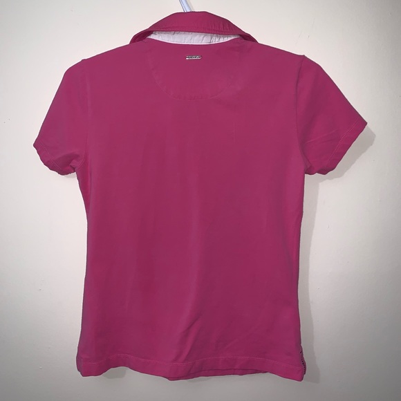 Nautica | Pink Classic Fit Split Neck Polo - Picture 8 of 10